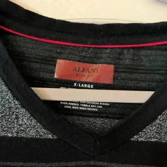 Men’s Alfani Cotton & Polyester Blend Striped shirt Men’s XL - Picture 4 of 6